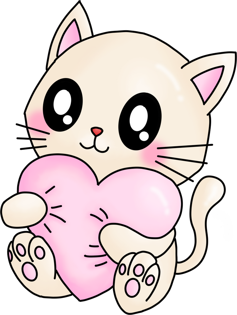 Cute Cat Kawaii Chibi Pastel